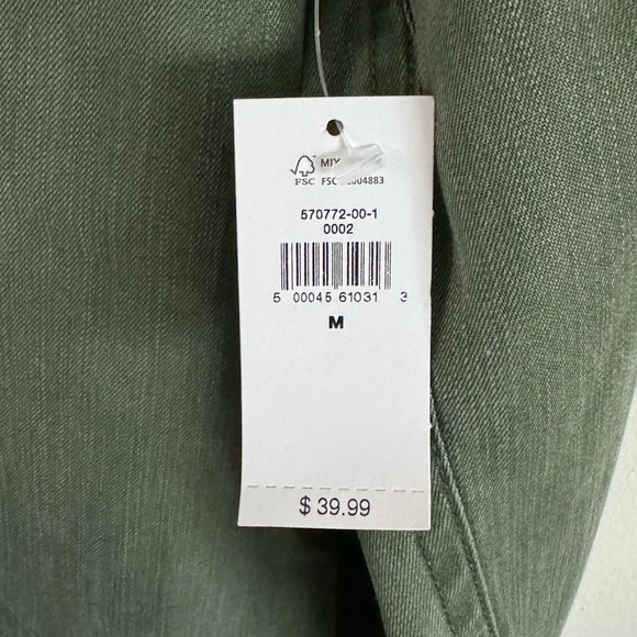 Tencel Chest-Pocket Shirt Dress - Picture 4 of 4